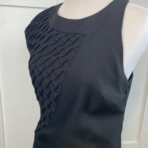ALI RO Black One Shoulder Cocktail Dress | Sz 4 - Picture 6 of 10